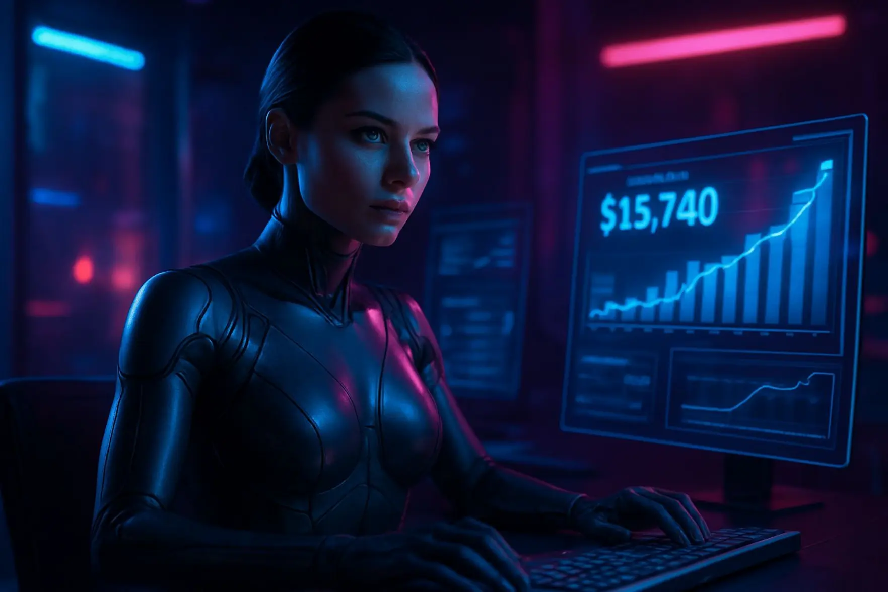 A robo IA mulher que faturou mais de 2 milhões em uma semana vendendo conteudo adulto