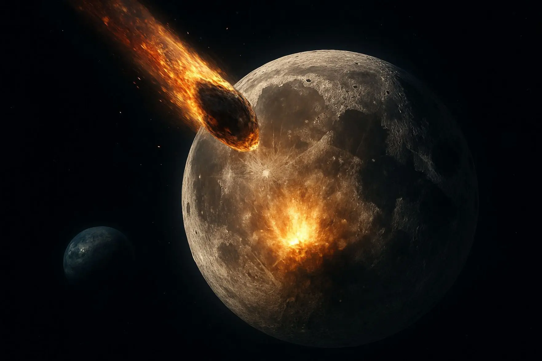 E se o cometa 3I ATLAS chocar com a lua E se o cometa 3I ATLAS chocar com a lua